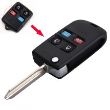 Mayitr-New-Folding-4-Button-Car-Remote-Flip-Key-Case-Shell-Fob-for-Ford-Lincoln-Mercury